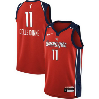 Youth Washington Mystics Elena Delle Donne Nike Red 2021 Explorer Edition Victory Player Jersey