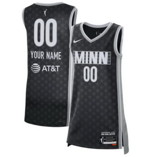Unisex Minnesota Lynx Nike Black 2021 Rebel Edition Victory Custom Jersey