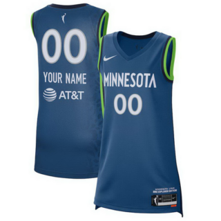 Unisex Minnesota Lynx Nike Blue 2021 Explorer Edition Victory Custom Jersey