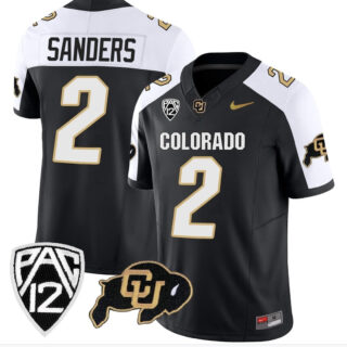 2023 Colorada Buffaloes #2 Shedeur Sanders White Vapor Limited Jerseys