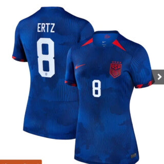 23-24 Women USA Soccer #8 ERTZ Away Jersey