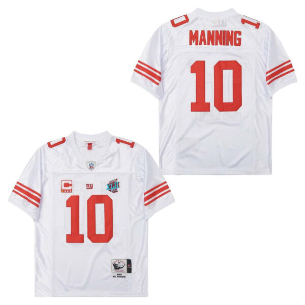 Mitchell&Ness giants #10 white Throwback Stitched NFL Jerseys