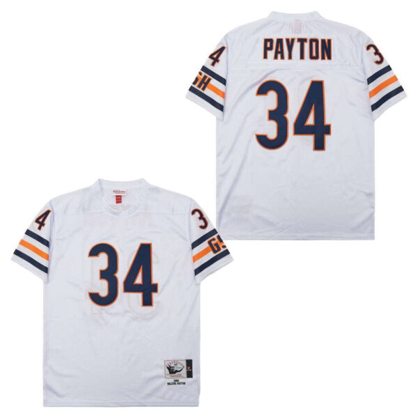 Mitchell&Ness Bears #34 Throwback Men's Throwback Stitched NFL Jerseys