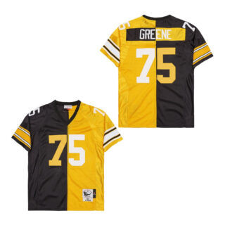 Mitchell And Ness Steelers #75 Throwback Stitched NFL Jerseys