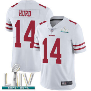 49ers #14 Jalen Hurd White Super Bowl LIV Bound Youth Stitched Football Vapor Untouchable Limited Jersey