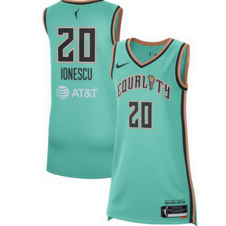 Women's New York Liberty Sabrina Ionescu Nike Green 2021 Rebel Edition Victory Player Jersey