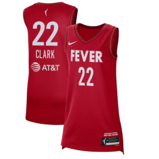 Unisex Indiana Fever Caitlin Clark Nike Red 2024 WNBA Draft Rebel Edition Victory Player Jersey