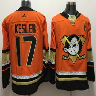 Adidas Ducks #17 Ryan Kesler Orange Authentic Stitched NHL Jersey