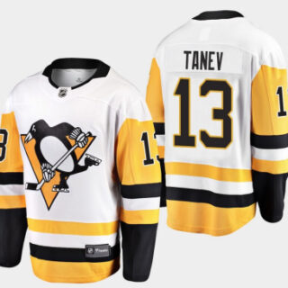 Adidas Penguins 13 Brandon Tanev Yellow Stitched NHL Jersey (2)