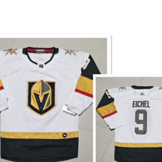 Adidas Vegas Golden Knights #9 Jack Eichel white Away Authentic Stitched NHL Jersey
