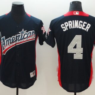 American League 4 George Springer Navy 2018 MLB All-Star Game Home Run Derby Jersey
