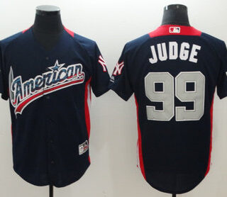American League 99 Aaron Judge Navy 2018 MLB All-Star Game Home Run Derby Jersey