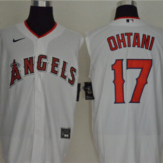Angels 17 Shohei Ohtani White Nike Cool Base Sleeveless Jersey