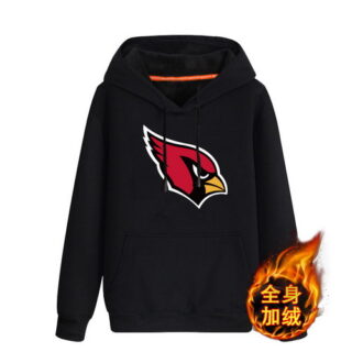 Arizona Cardinals Men's Winter Thick NFL Pullover Hoodie