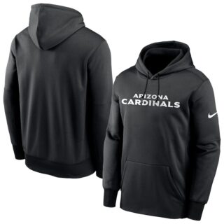 Arizona Cardinals Nike Fan Gear Wordmark Performance Pullover Hoodie Black