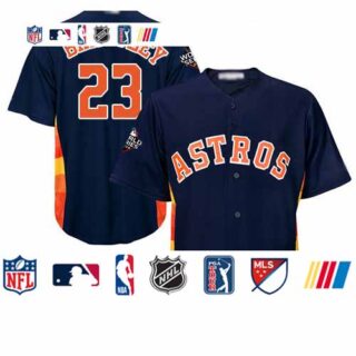 Astros #23 Michael Brantley Navy Blue New Cool Base 2019 World Series Bound Stitched Baseball Jersey