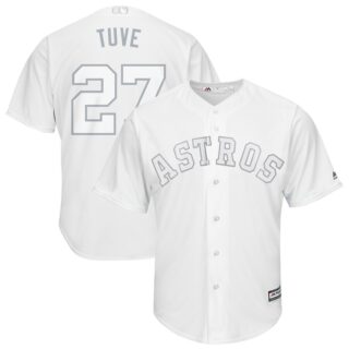 Astros 27 Jose Altuve Tuve White 2019 Players' Weekend Player Jersey