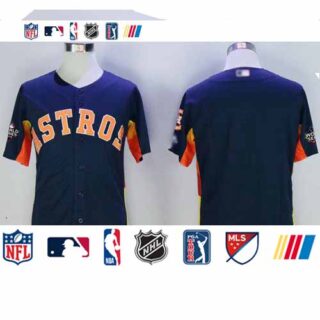 Astros Blank Navy Blue Flexbase Authentic Collection 2019 World Series Bound Stitched Baseball Jersey