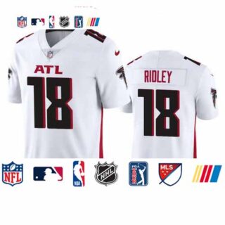 Atlanta Falcons #18 Calvin Ridley Men's Nike White 2020 Vapor Untouchable Limited NFL Jersey