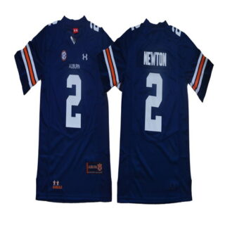 Auburn Tigers 2 Cam Newton Navy College Football Jersey