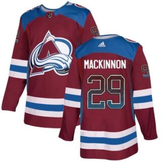Avalanche 29 Nathan MacKinnon Burgundy Drift Fashion Adidas Jersey