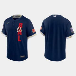Baltimore Orioles 2021 Mlb All Star Game Fan's Version Navy Jersey