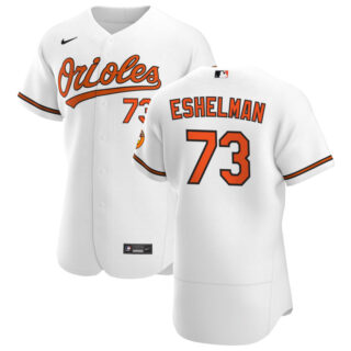 Baltimore Orioles #73 Thomas Eshelman Men's Nike White Home 2020 Authentic Player MLB Jersey