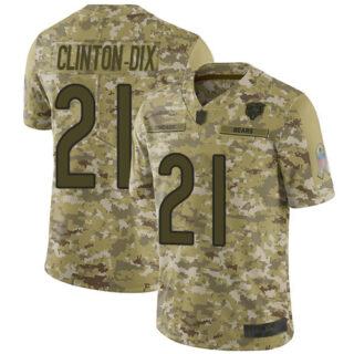 Bears #21 Ha Ha Clinton-Dix Camo Men's Stitched Football Limited 2018 Salute To Service Jersey
