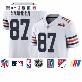 Bears #87 Adam Shaheen White Alternate Youth Stitched Football Vapor Untouchable Limited 100th Season Jersey