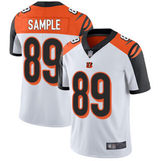 Bengals #89 Drew Sample White Men's Stitched Football Vapor Untouchable Limited Jersey