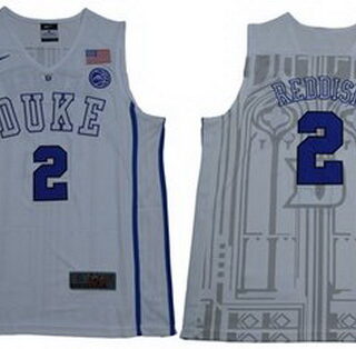 Blue Devils #2 Cameron Reddish White Basketball Elite Stitched NCAA Jersey