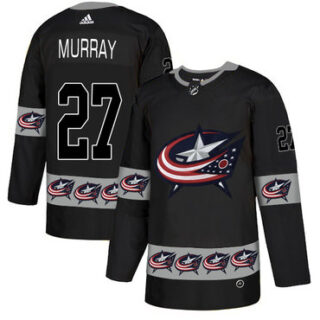 Blue Jackets 27 Ryan Black Team Logos Fashion Adidas Jersey