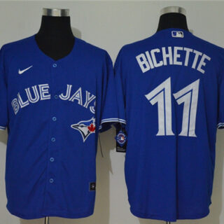 Blue Jays 11 Bo Bichette Royal 2020 Nike Cool Base Jersey