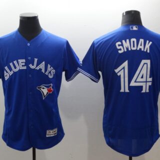 Blue Jays 14 Justin Smoak Royal Flexbase Jersey