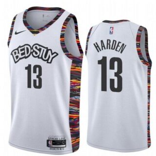 Brooklyn Nets 13 James Harden White 2020 City Edition Nike Swingman Jersey