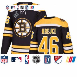 Bruins #46 David Krejci Black Home Authentic Stanley Cup Final Bound Youth Stitched Hockey Jersey