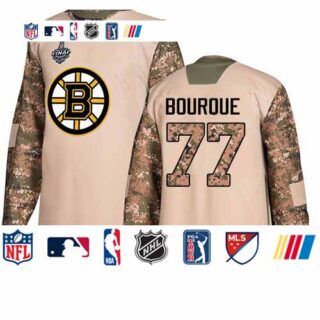Bruins #77 Ray Bourque Camo Authentic 2017 Veterans Day Stanley Cup Final Bound Stitched Hockey Jersey
