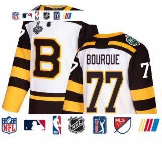 Bruins #77 Ray Bourque White Authentic 2019 Winter Classic Stanley Cup Final Bound Youth Stitched Hockey Jersey