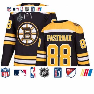 Bruins #88 David Pastrnak Black Home Authentic Stanley Cup Final Bound Stitched Hockey Jersey