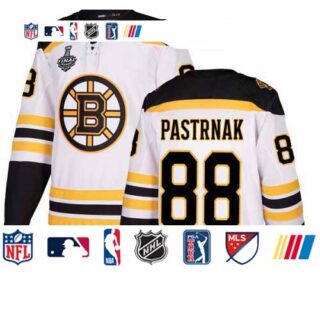 Bruins #88 David Pastrnak White Road Authentic Stanley Cup Final Bound Youth Stitched Hockey Jersey