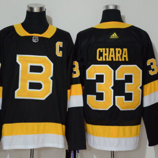Bruins 33 Zdeno Chara Black Adidas Jersey