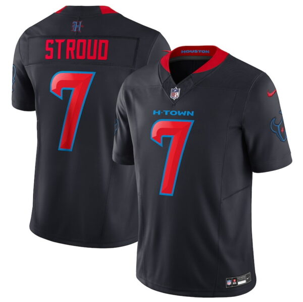 C.J. Stroud #7 Houston Texans Vapor F.U.S.E. Limited Jersey - Navy