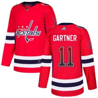 Capitals 11 Mike Gartner Red Drift Fashion Adidas Jersey