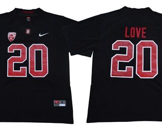 Cardinal #20 Bryce Love Black Limited Stitched NCAA Jersey$49.00$22.50