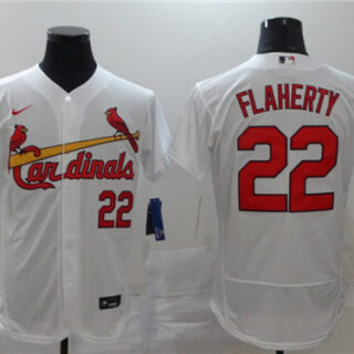 Cardinals 22 Jack Flaherty White 2020 Nike Flexbase Jersey