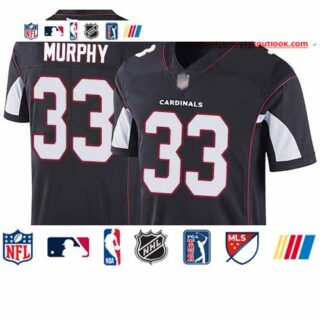 Cardinals #33 Byron Murphy Black Alternate Youth Stitched Football Vapor Untouchable Limited Jersey
