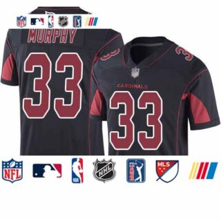Cardinals #33 Byron Murphy Black Youth Stitched Football Limited Rush Jersey