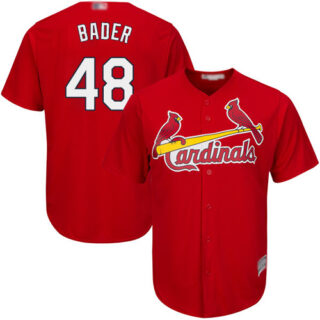Cardinals #48 Harrison Bader Red New Cool Base Stitched Baseball Jersey