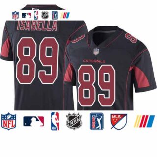Cardinals #89 Andy Isabella Black Youth Stitched Football Limited Rush Jersey