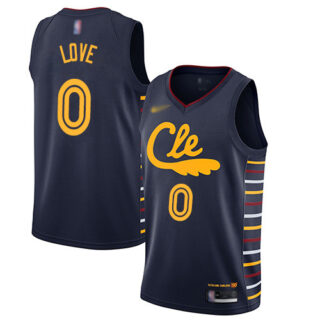 Cavaliers #0 Kevin Love Navy Basketball Swingman City Edition 2019 20 Jersey